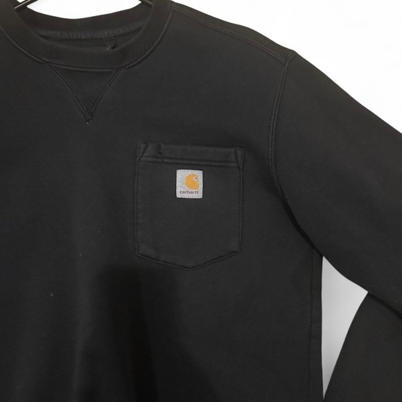 Carhartt Men's Crewneck Black Sweater - Picture 2 of 4